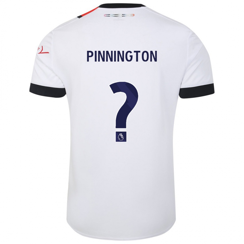 Niño Camiseta Jacob Pinnington #0 Blanco 2ª Equipación 2023/24 La Camisa México