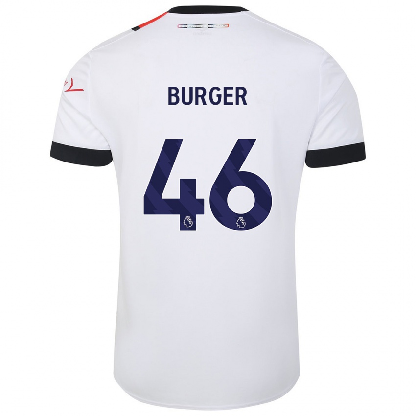 Niño Camiseta Jake Burger #46 Blanco 2ª Equipación 2023/24 La Camisa México