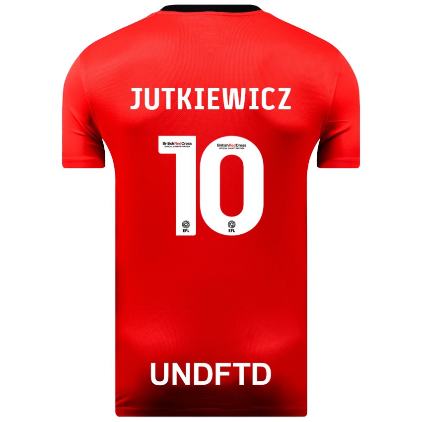 Niño Camiseta Lukas Jutkiewicz #10 Rojo 2ª Equipación 2023/24 La Camisa México