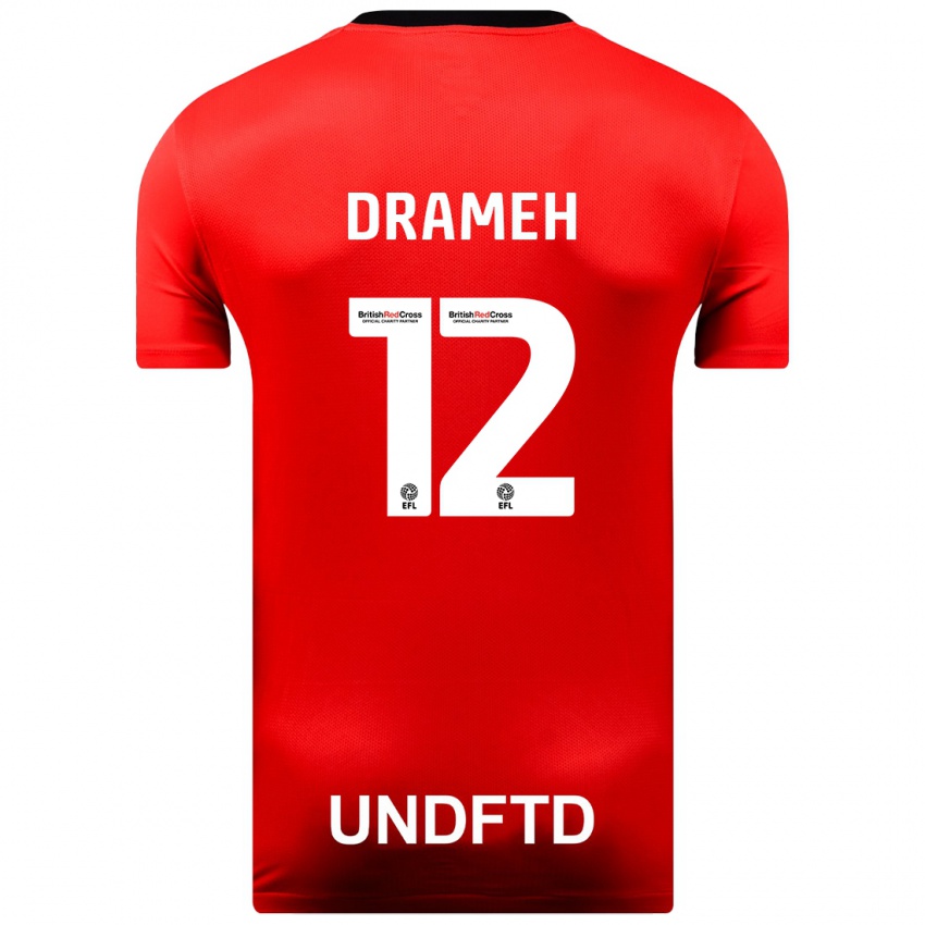 Niño Camiseta Cody Drameh #12 Rojo 2ª Equipación 2023/24 La Camisa México