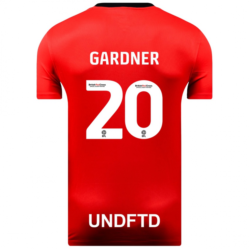 Niño Camiseta Gary Gardner #20 Rojo 2ª Equipación 2023/24 La Camisa México