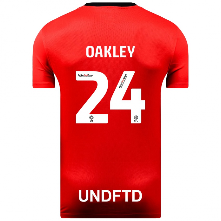 Niño Camiseta Marcel Oakley #24 Rojo 2ª Equipación 2023/24 La Camisa México