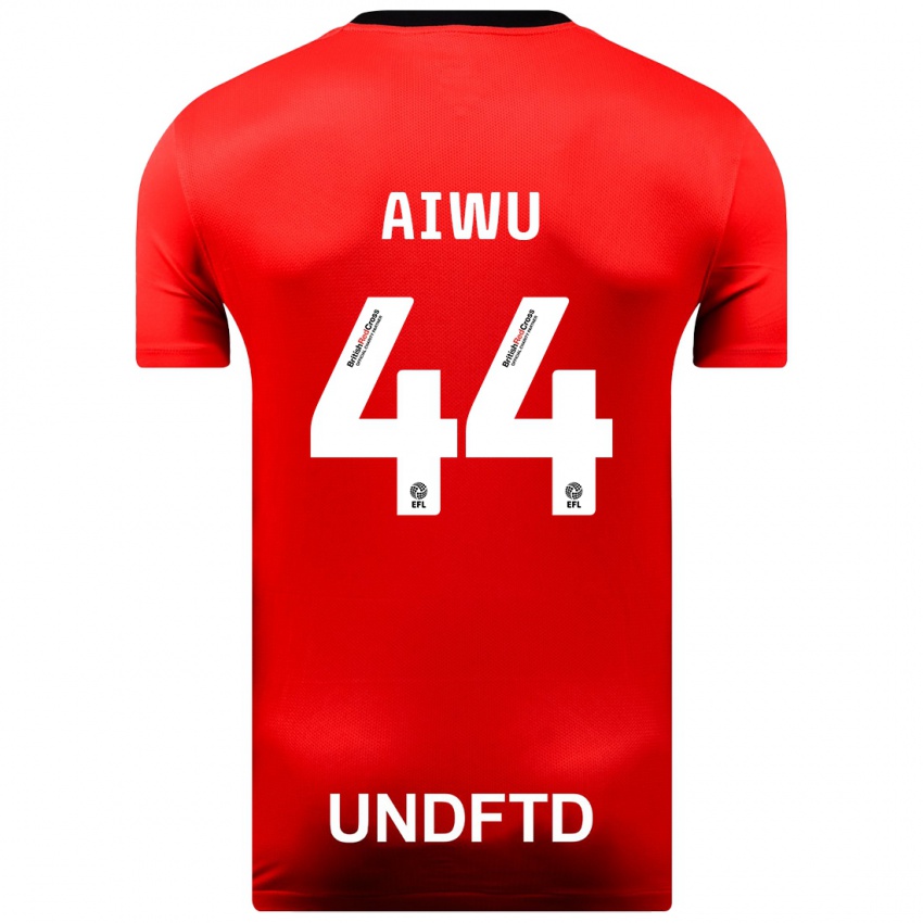 Niño Camiseta Emanuel Aiwu #44 Rojo 2ª Equipación 2023/24 La Camisa México