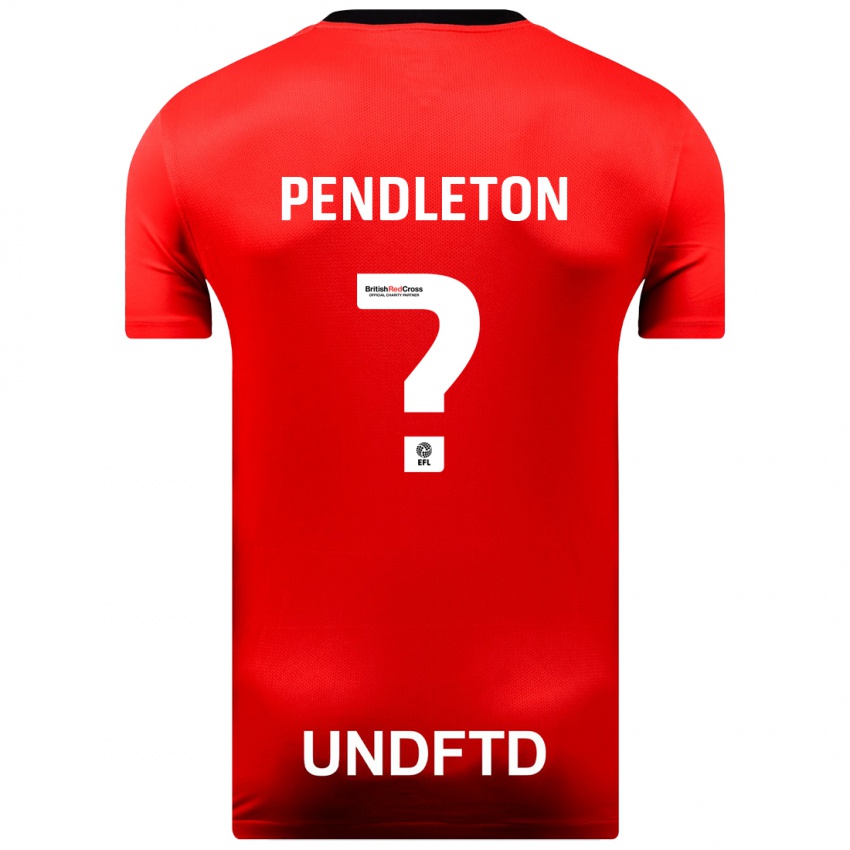 Niño Camiseta Byron Pendleton #0 Rojo 2ª Equipación 2023/24 La Camisa México