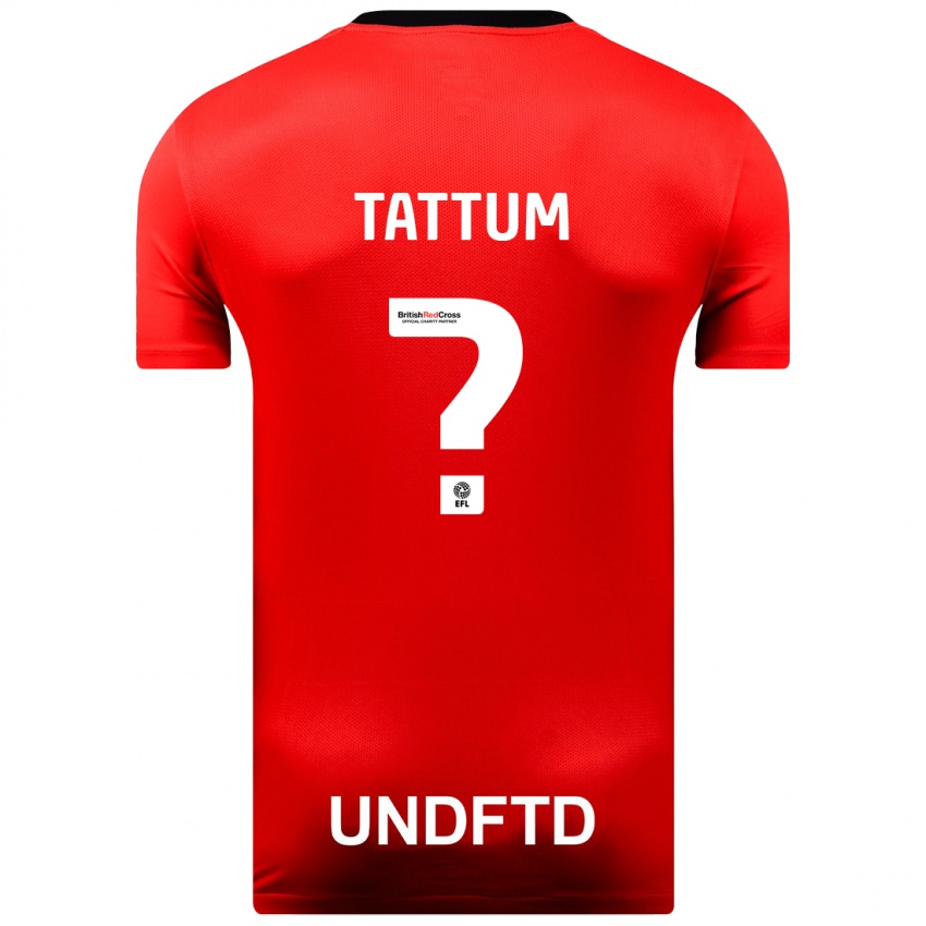 Niño Camiseta Frank Tattum #0 Rojo 2ª Equipación 2023/24 La Camisa México