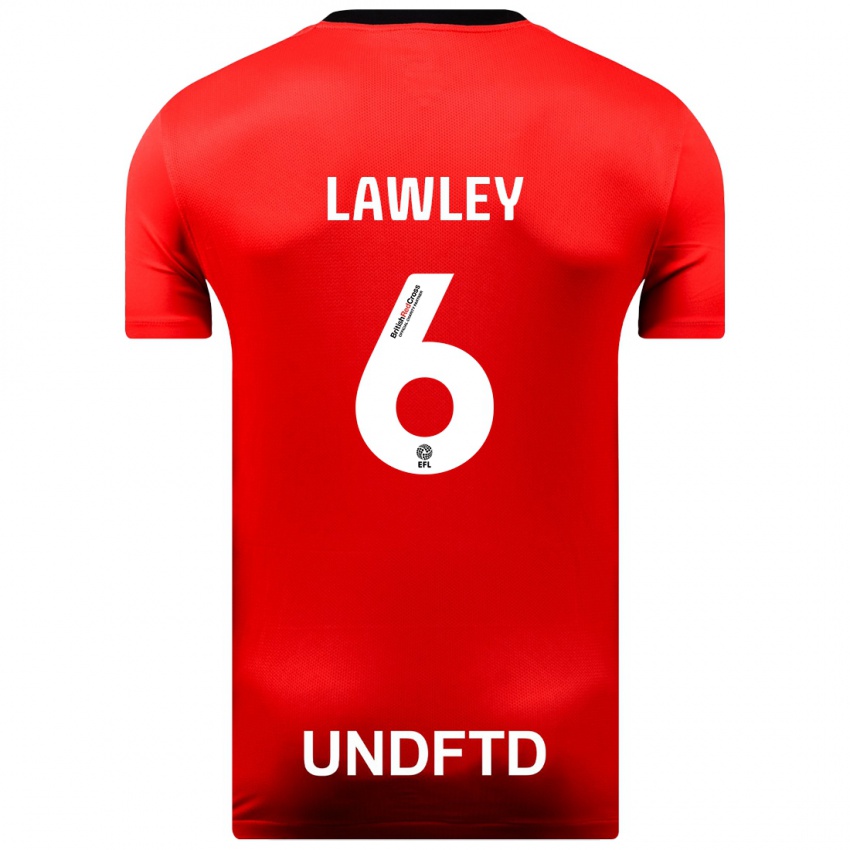 Niño Camiseta Gemma Lawley #6 Rojo 2ª Equipación 2023/24 La Camisa México