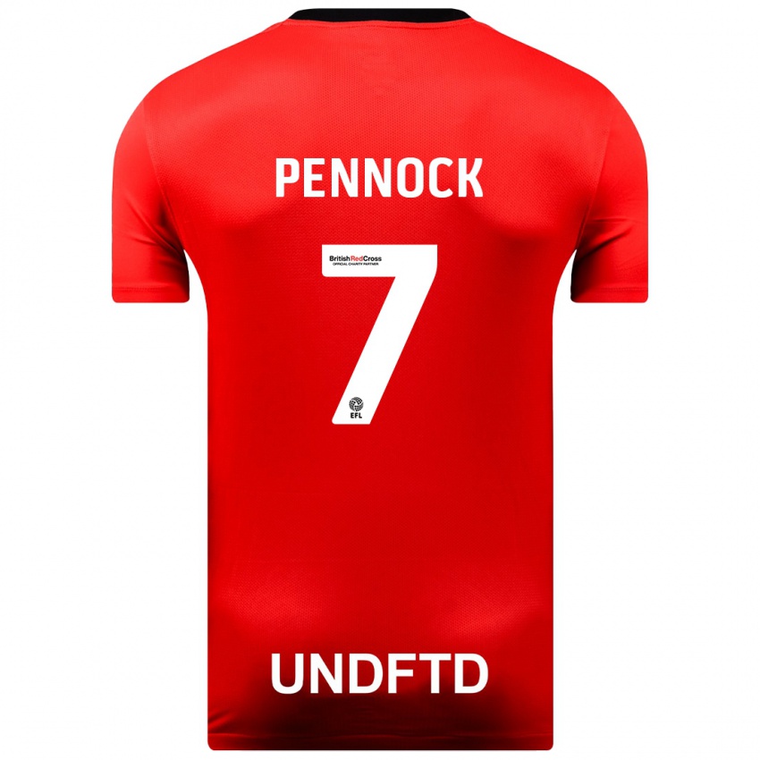 Niño Camiseta Jade Pennock #7 Rojo 2ª Equipación 2023/24 La Camisa México