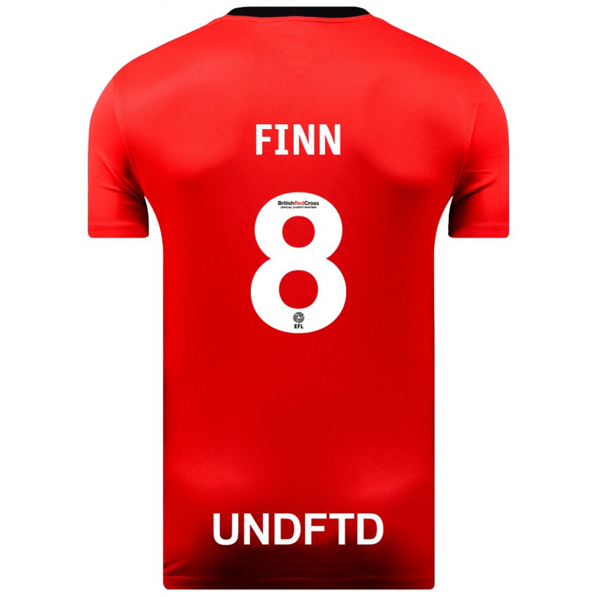 Niño Camiseta Jamie Finn #8 Rojo 2ª Equipación 2023/24 La Camisa México