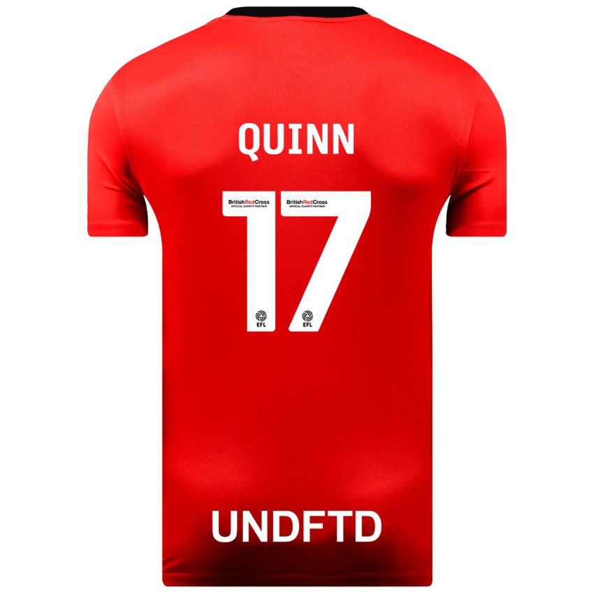 Niño Camiseta Lucy Quinn #17 Rojo 2ª Equipación 2023/24 La Camisa México