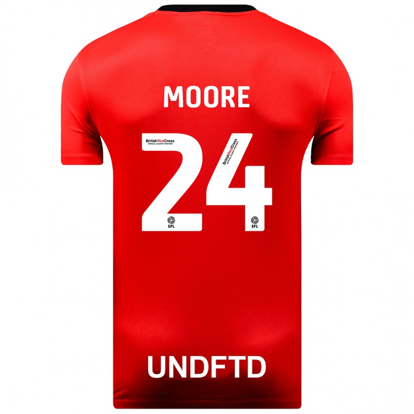 Niño Camiseta Jade Ellis Moore #24 Rojo 2ª Equipación 2023/24 La Camisa México