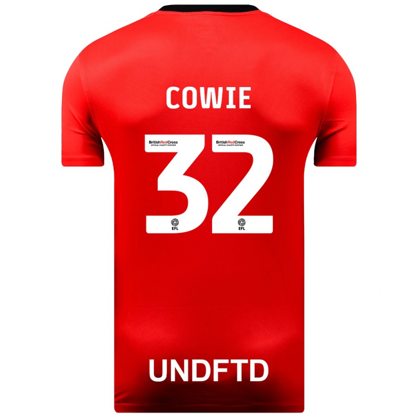 Niño Camiseta Abbie Cowie #32 Rojo 2ª Equipación 2023/24 La Camisa México