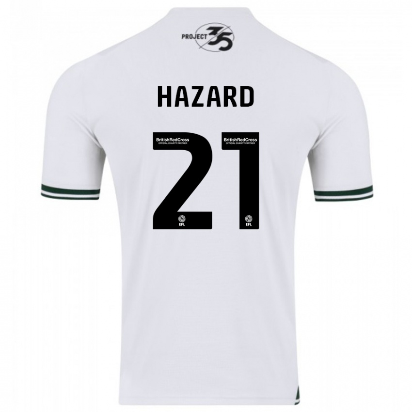 Niño Camiseta Conor Hazard #21 Blanco 2ª Equipación 2023/24 La Camisa México