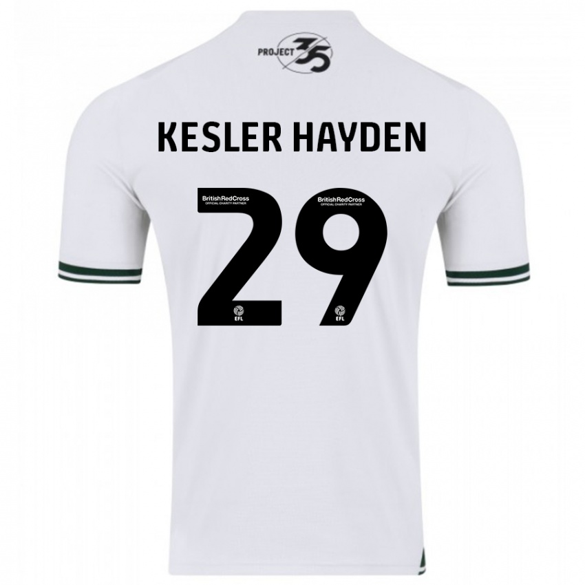 Niño Camiseta Kaine Kesler-Hayden #29 Blanco 2ª Equipación 2023/24 La Camisa México