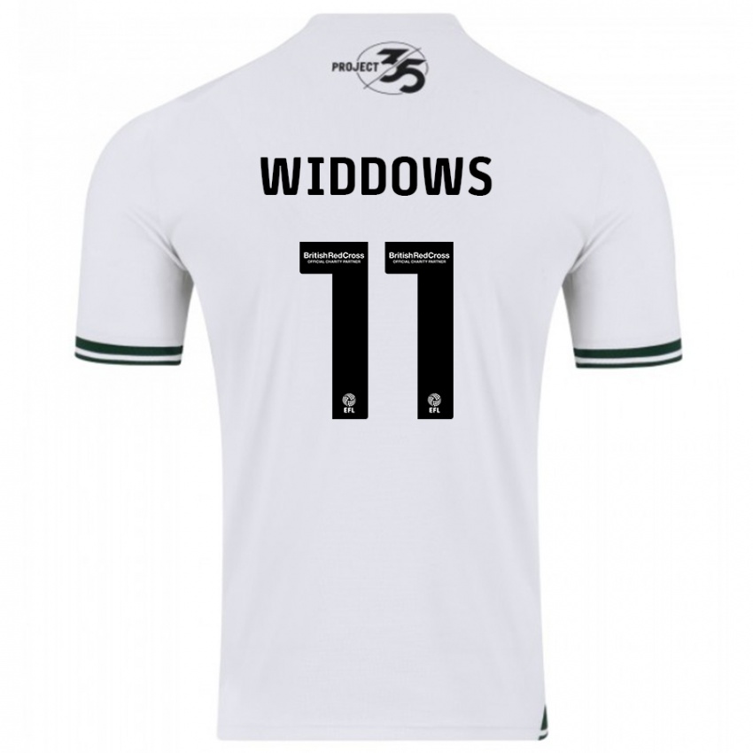 Niño Camiseta Jade Widdows #11 Blanco 2ª Equipación 2023/24 La Camisa México