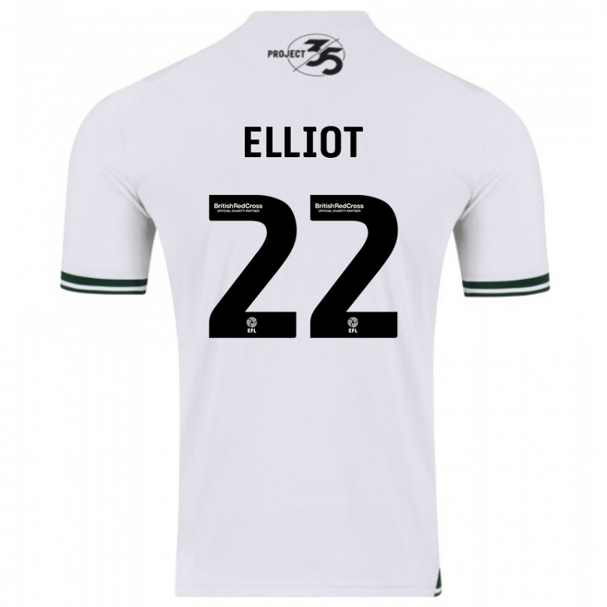 Niño Camiseta Emily Elliot #22 Blanco 2ª Equipación 2023/24 La Camisa México