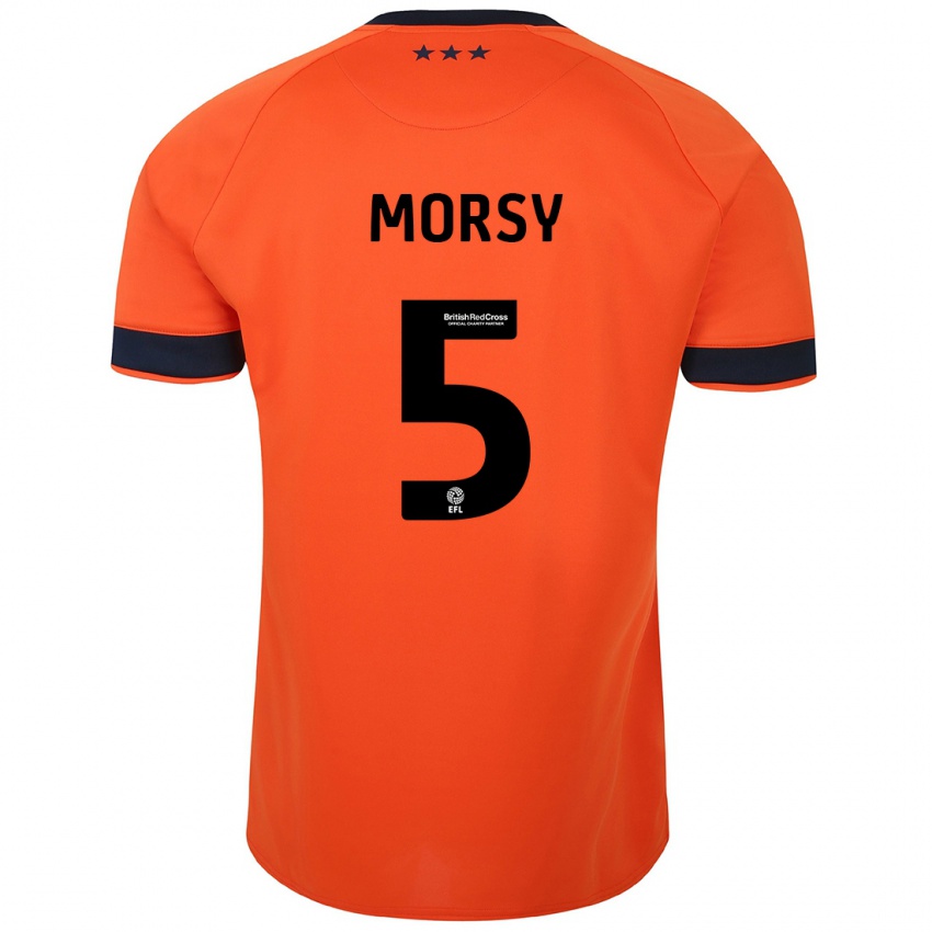 Niño Camiseta Samy Morsy #5 Naranja 2ª Equipación 2023/24 La Camisa México