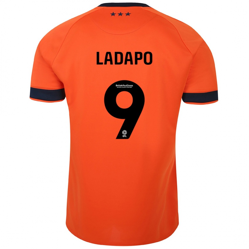 Niño Camiseta Freddie Ladapo #9 Naranja 2ª Equipación 2023/24 La Camisa México