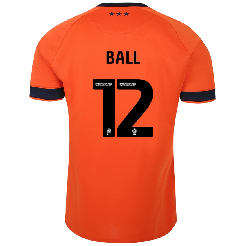 Niño Camiseta Dominic Ball #12 Naranja 2ª Equipación 2023/24 La Camisa México