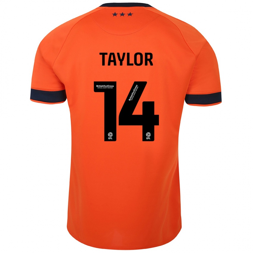 Niño Camiseta Jack Taylor #14 Naranja 2ª Equipación 2023/24 La Camisa México