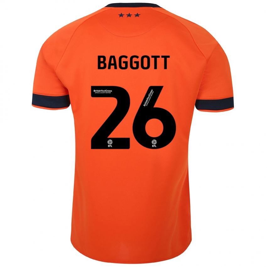 Niño Camiseta Elkan Baggott #26 Naranja 2ª Equipación 2023/24 La Camisa México