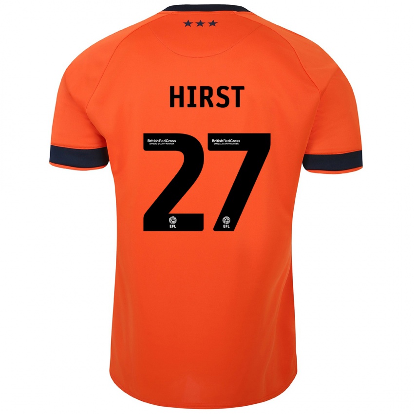 Niño Camiseta George Hirst #27 Naranja 2ª Equipación 2023/24 La Camisa México