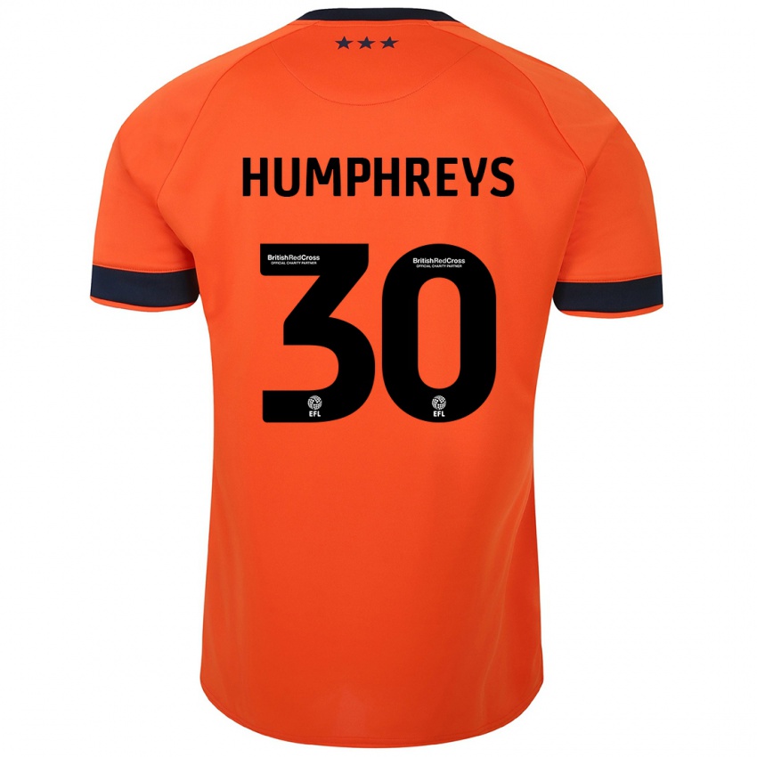 Niño Camiseta Cameron Humphreys #30 Naranja 2ª Equipación 2023/24 La Camisa México