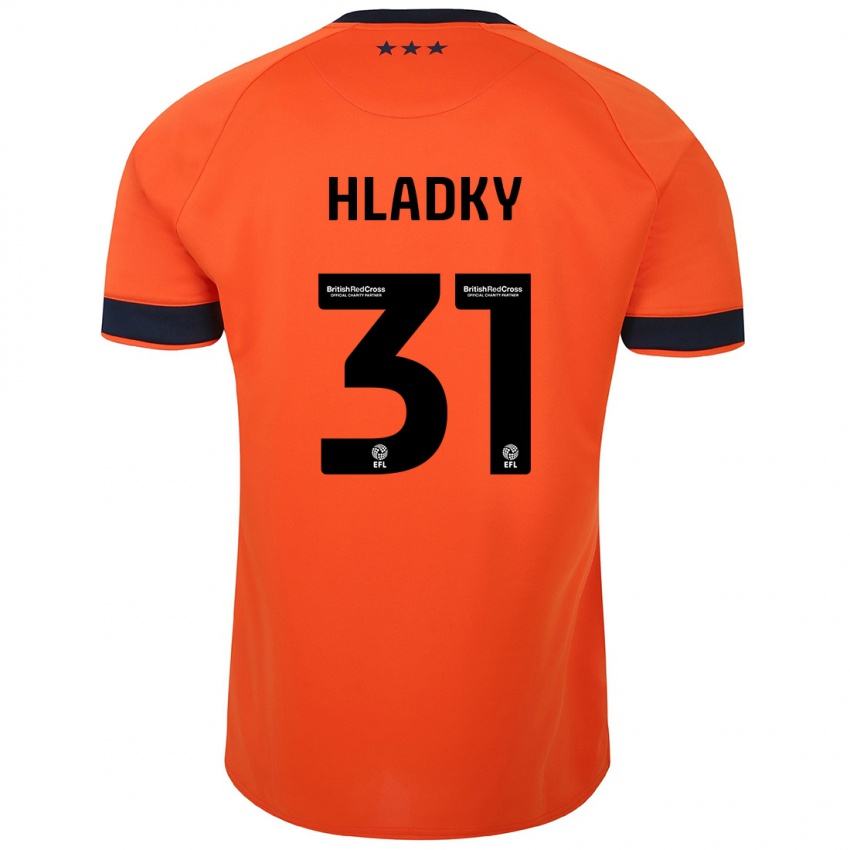 Niño Camiseta Vaclav Hladky #31 Naranja 2ª Equipación 2023/24 La Camisa México