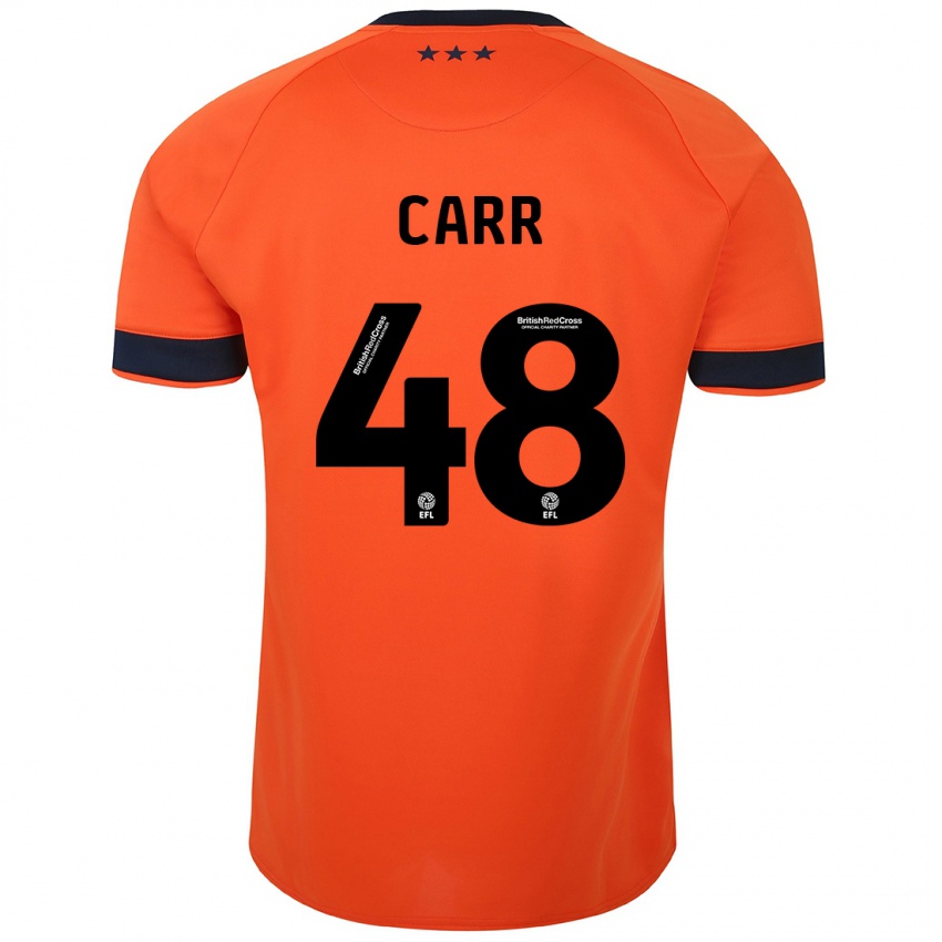 Niño Camiseta Ryan Carr #48 Naranja 2ª Equipación 2023/24 La Camisa México