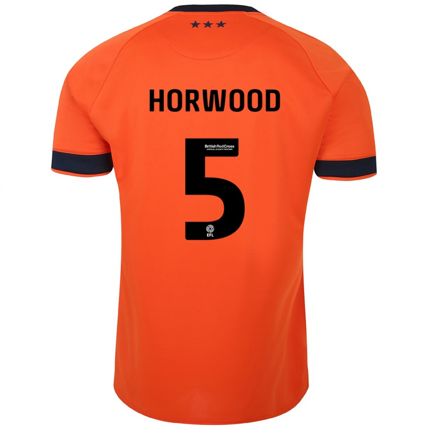 Niño Camiseta Bonnie Horwood #5 Naranja 2ª Equipación 2023/24 La Camisa México