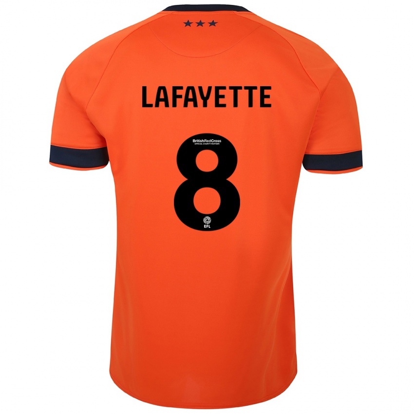 Niño Camiseta Abbie Lafayette #8 Naranja 2ª Equipación 2023/24 La Camisa México