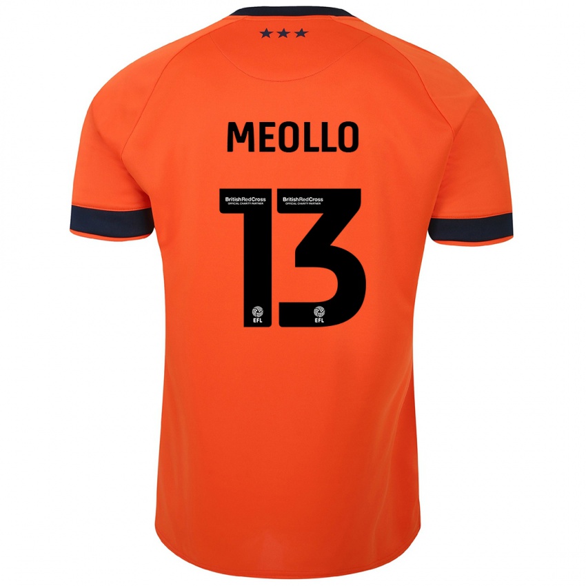 Niño Camiseta Nina Meollo #13 Naranja 2ª Equipación 2023/24 La Camisa México