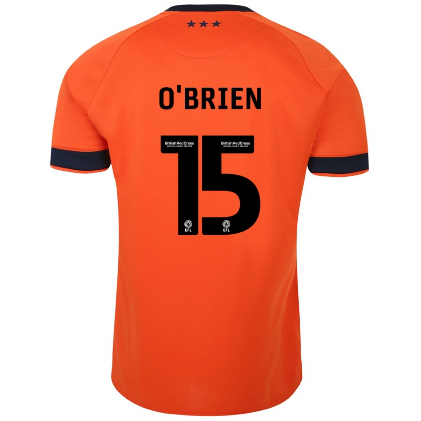 Niño Camiseta Lucy O'brien #15 Naranja 2ª Equipación 2023/24 La Camisa México