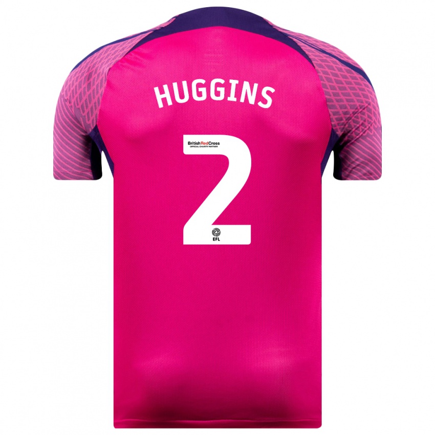 Niño Camiseta Niall Huggins #2 Morado 2ª Equipación 2023/24 La Camisa México