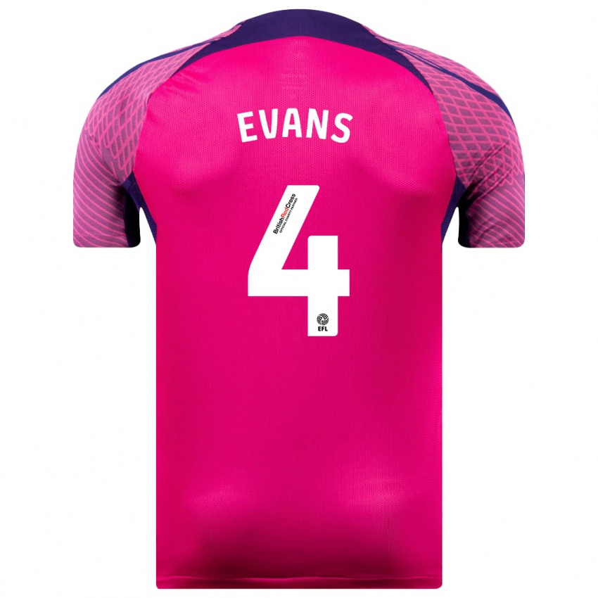 Niño Camiseta Corry Evans #4 Morado 2ª Equipación 2023/24 La Camisa México