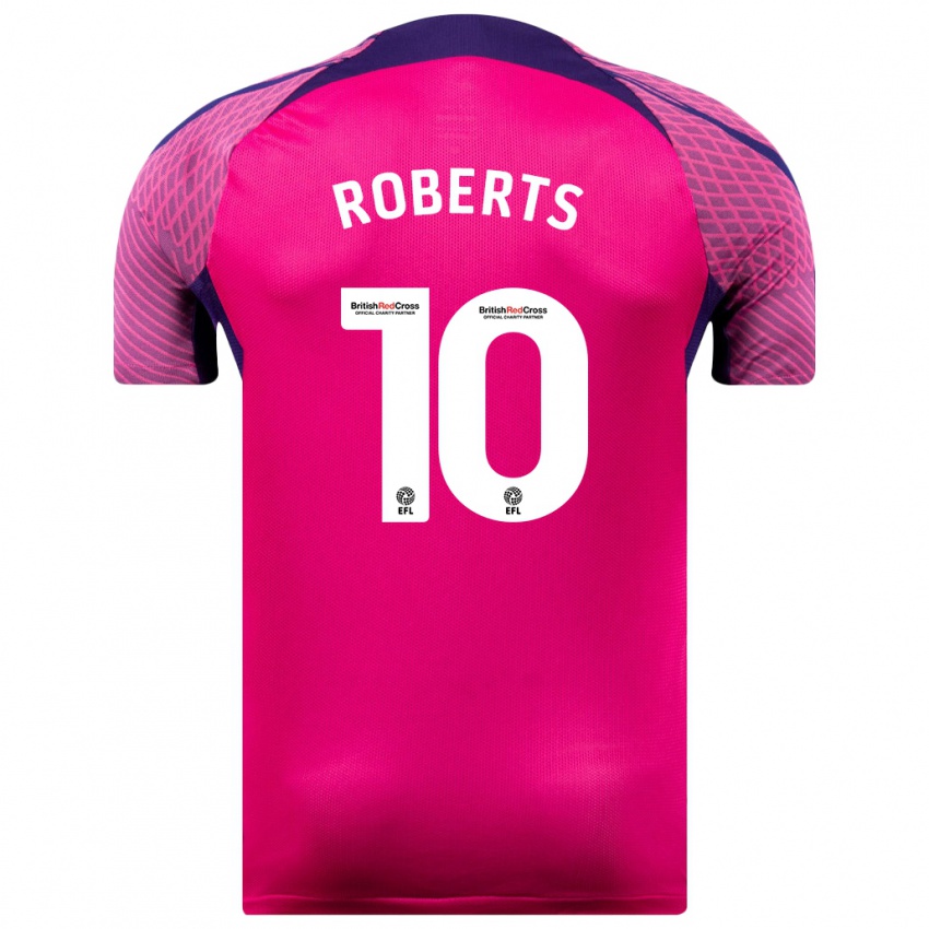 Niño Camiseta Patrick Roberts #10 Morado 2ª Equipación 2023/24 La Camisa México