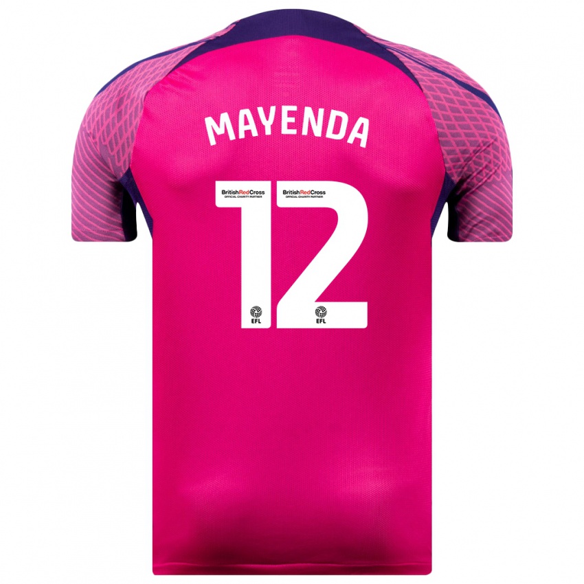 Niño Camiseta Eliezer Mayenda #12 Morado 2ª Equipación 2023/24 La Camisa México