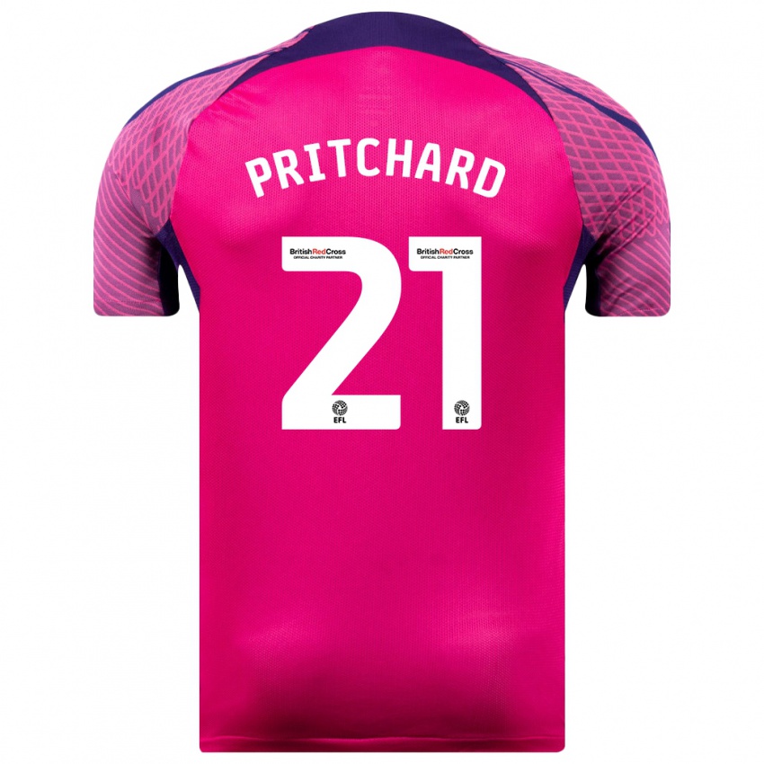 Niño Camiseta Alex Pritchard #21 Morado 2ª Equipación 2023/24 La Camisa México