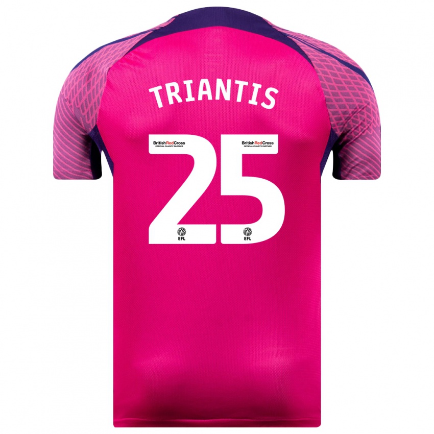 Niño Camiseta Nectarios Triantis #25 Morado 2ª Equipación 2023/24 La Camisa México