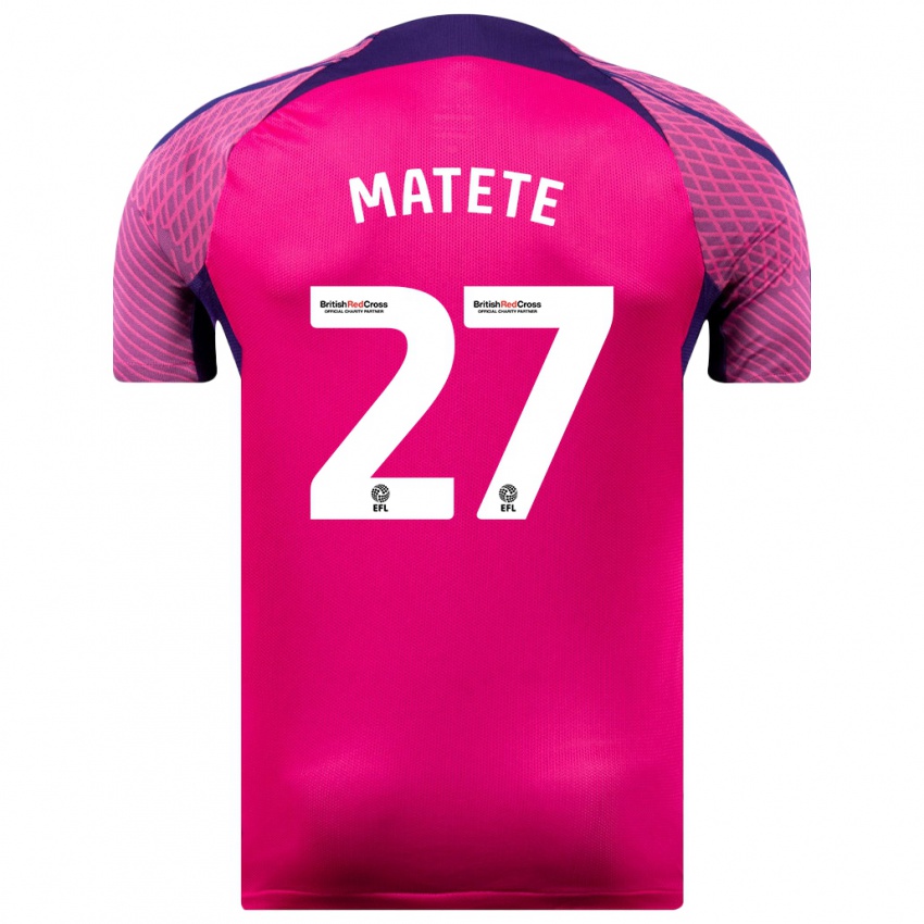 Niño Camiseta Jay Matete #27 Morado 2ª Equipación 2023/24 La Camisa México