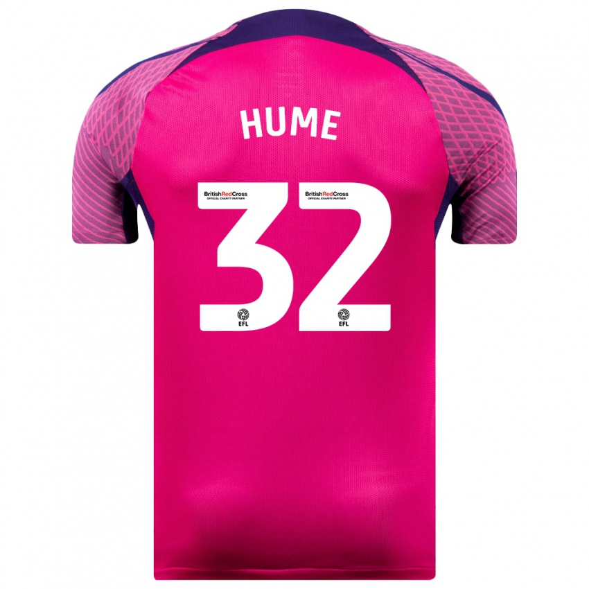 Niño Camiseta Trai Hume #32 Morado 2ª Equipación 2023/24 La Camisa México