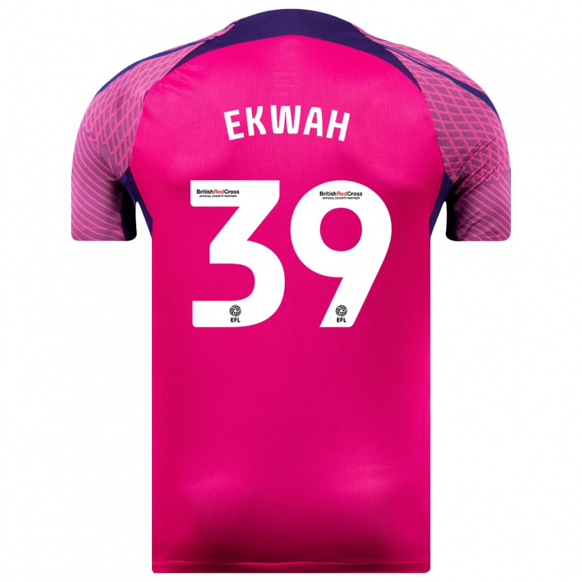 Niño Camiseta Pierre Ekwah #39 Morado 2ª Equipación 2023/24 La Camisa México