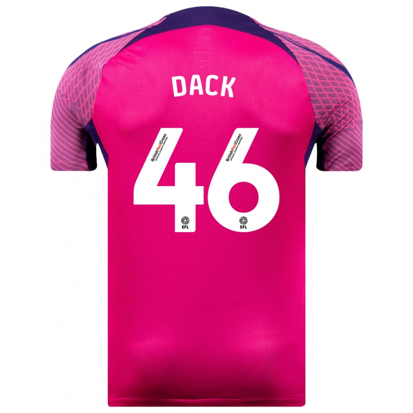 Niño Camiseta Bradley Dack #46 Morado 2ª Equipación 2023/24 La Camisa México