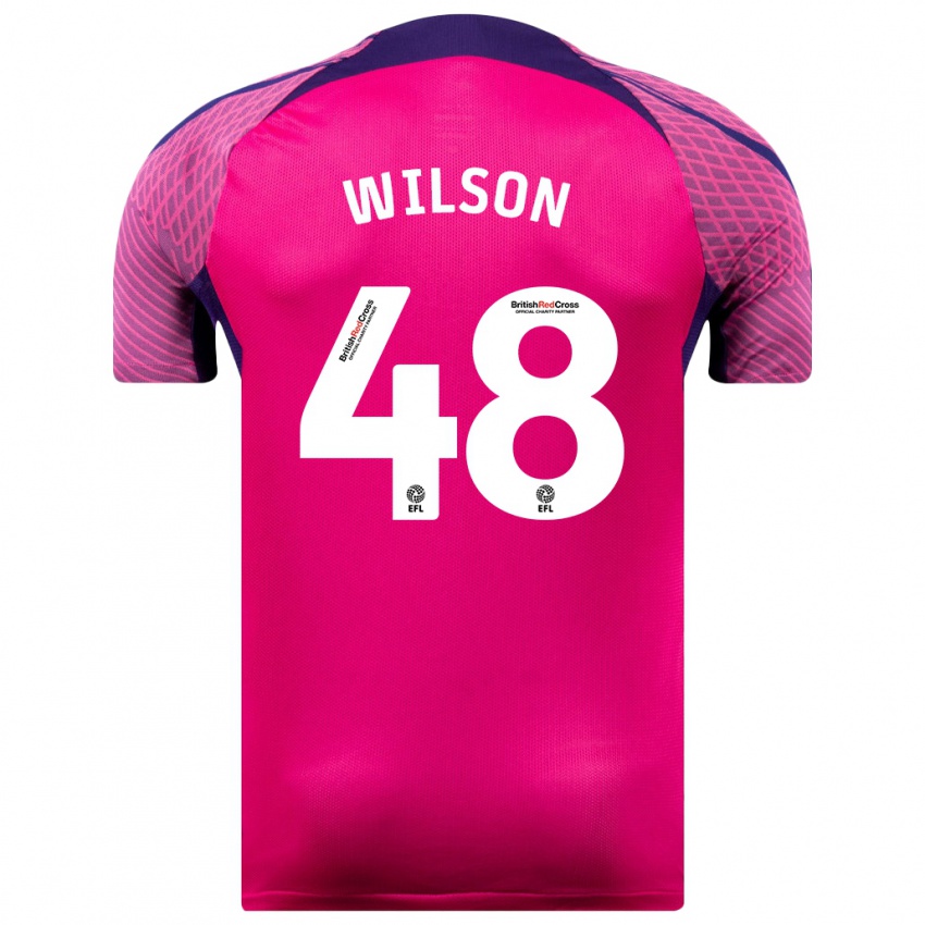 Niño Camiseta Callum Wilson #48 Morado 2ª Equipación 2023/24 La Camisa México