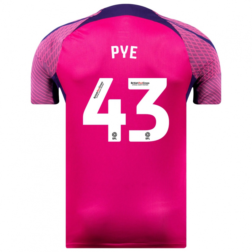 Niño Camiseta Connor Pye #43 Morado 2ª Equipación 2023/24 La Camisa México