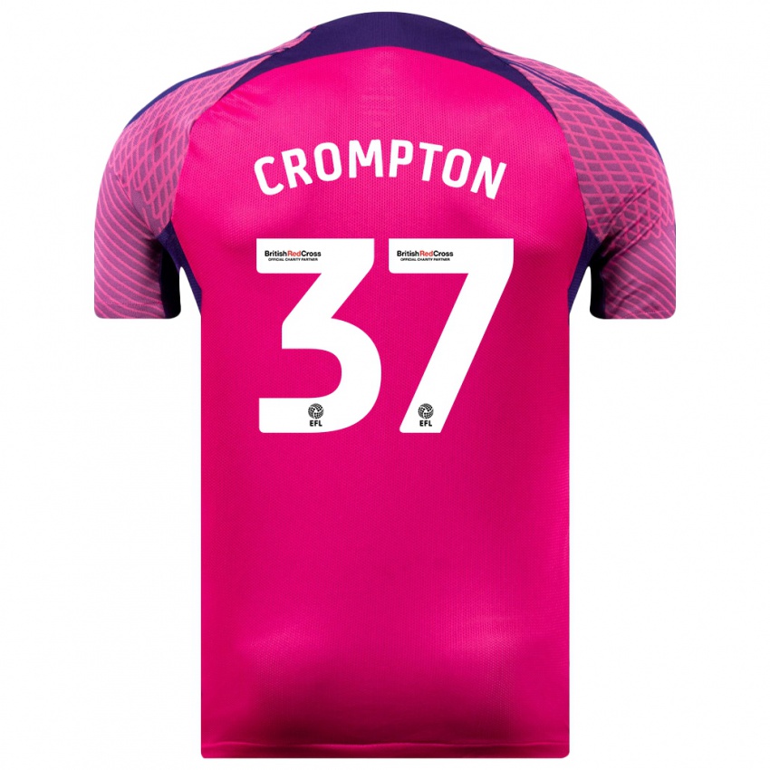 Niño Camiseta Ben Crompton #37 Morado 2ª Equipación 2023/24 La Camisa México