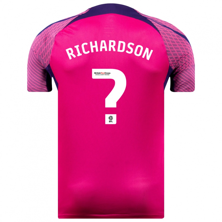 Niño Camiseta Adam Richardson #0 Morado 2ª Equipación 2023/24 La Camisa México