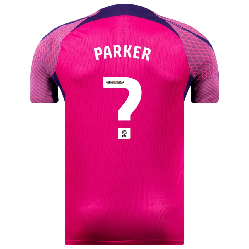 Niño Camiseta Daniel Parker #0 Morado 2ª Equipación 2023/24 La Camisa México