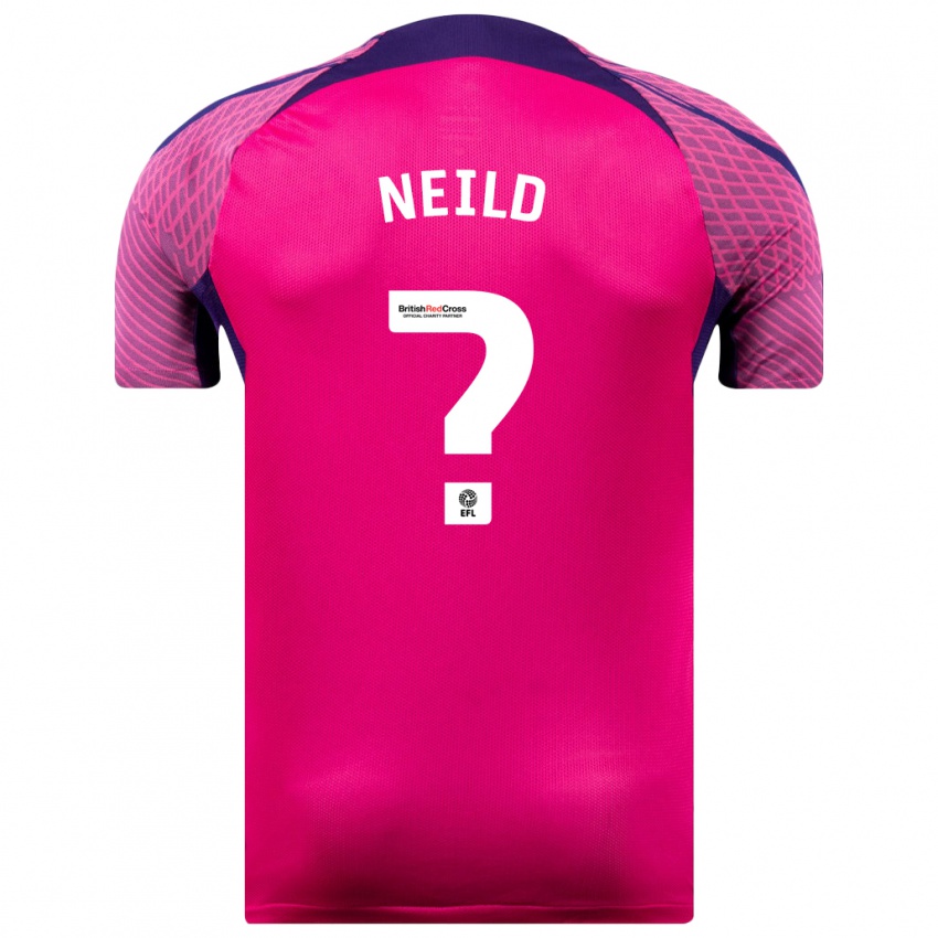 Niño Camiseta Joe Neild #0 Morado 2ª Equipación 2023/24 La Camisa México