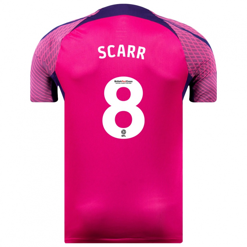 Niño Camiseta Emily Scarr #8 Morado 2ª Equipación 2023/24 La Camisa México