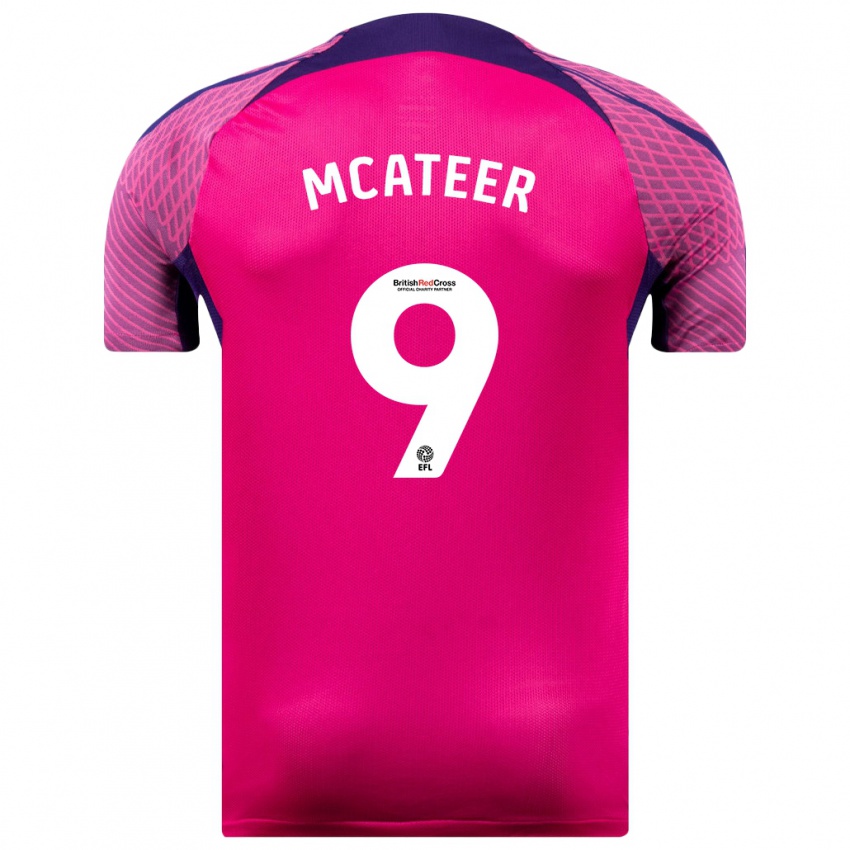 Niño Camiseta Mary Mcateer #9 Morado 2ª Equipación 2023/24 La Camisa México